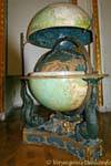 Globe céleste et terrestre, exécuté par Mancelle en 1781, Grand Cabinet du Dauphin, Versailles