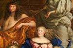 Louis XIV et son sceptre, fragment, Versailles