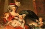 Marie-Antoinette et ses enfants, tableau, Versailles