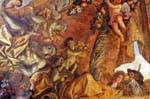 Detail de peinture dans lieu oublié, Versailles