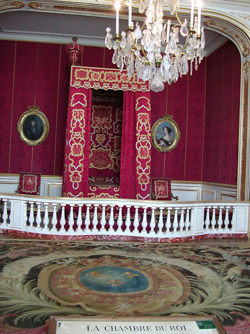 La chambre du Roi, Chambord, France.