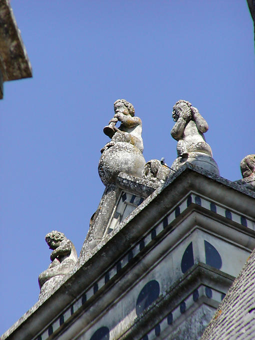 Curieuse décoration, Chambord, France.