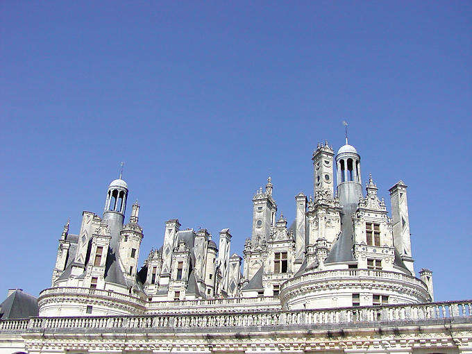 Magnificence du Château de Chambord, France.