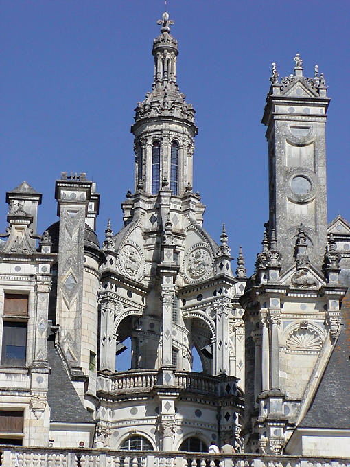 Détails de l'architecture, Chambord, France.