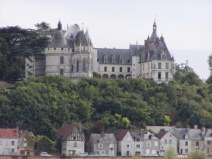 Panorama du château de Chaumont-sur-Loire, France.