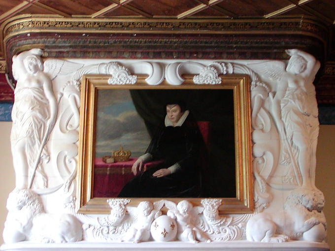 Portrait de Catherine de Médicis, Chenonceau, France.