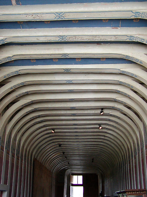 Vestibule du second étage, Château de Chenonceau, France.