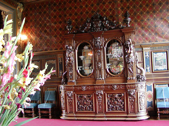 Buffet monumental Cheverny, France.