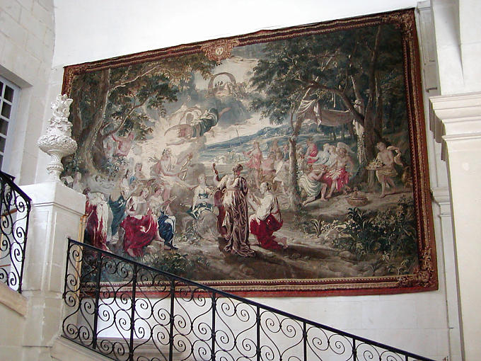 Tapisserie flamande (Bruxelles), Château d'Ussé, France.