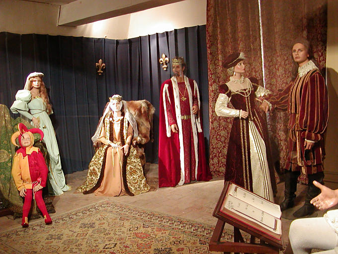 La famille de la Belle au Bois Dormant, Château d'Ussé, France.