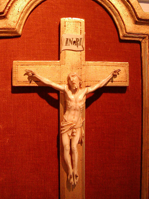 Christ en souffrance sur la croix, Château de Villandry, France.