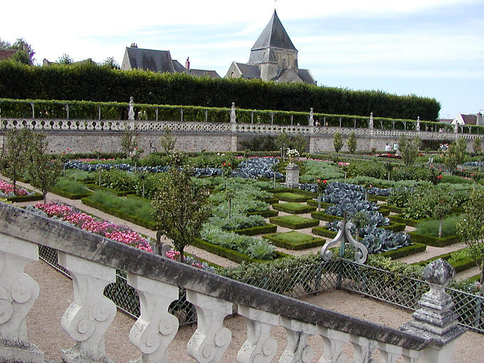 Potager monacal, Villandry, France.