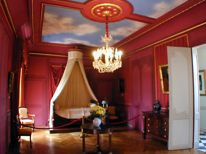 La chambre du Prince Jérôme, Château de Villandry, France.