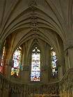 Nef de la Chapelle Saint-Hubert, gothique flamboyant, Château d'Amboise, France.