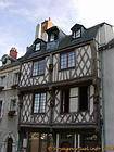 Blois, maison à colombages, France.