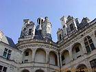 Perspective d'angle, Château de Chambord, France.