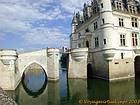 Entrée du Château de Chenonceau, France.