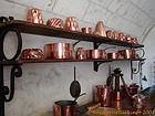Les cuisines du Château de Chenonceau, France.