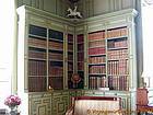 La bibliohèque, château de Cheverny, France.