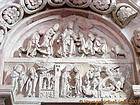 Tympan sud du narthex, Vézelay, France.