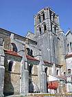 Ancienne abbatiale de l'abbaye de Vézelay, France.