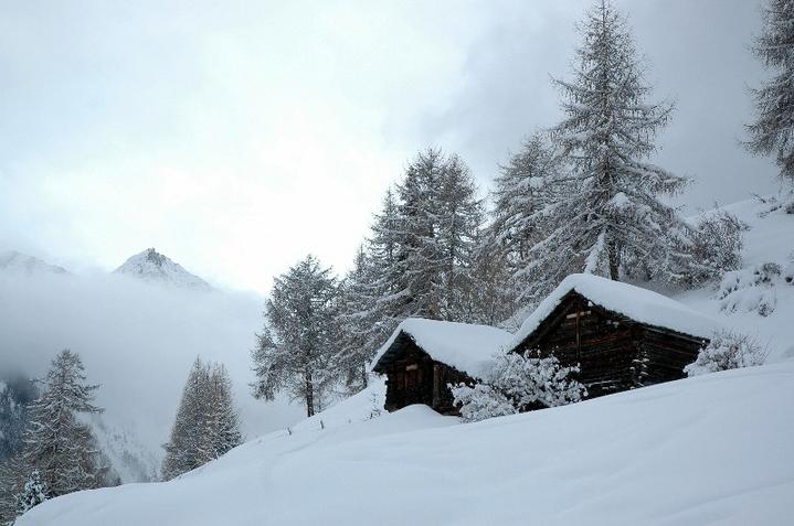 L'arrivée du brouillard et chalet
Mots-clés: brouillard