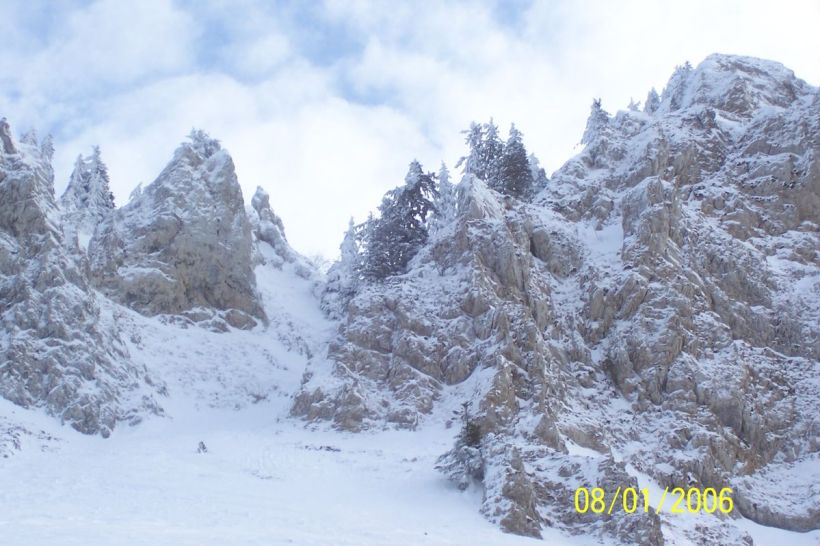 En direction du grand som par la cheminée
