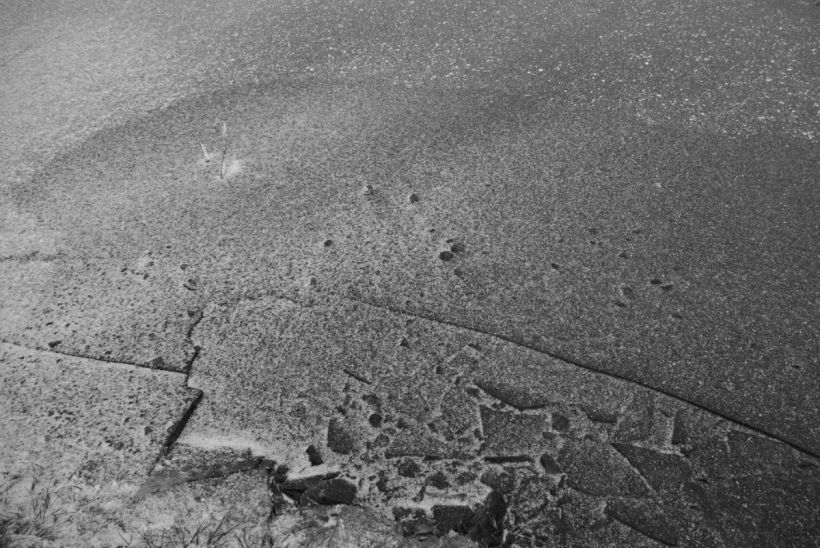 Glace mouchetée
abstraction glacée
