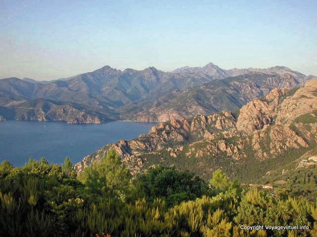 Panorama sur le Golfe de Porto, Corse - France
