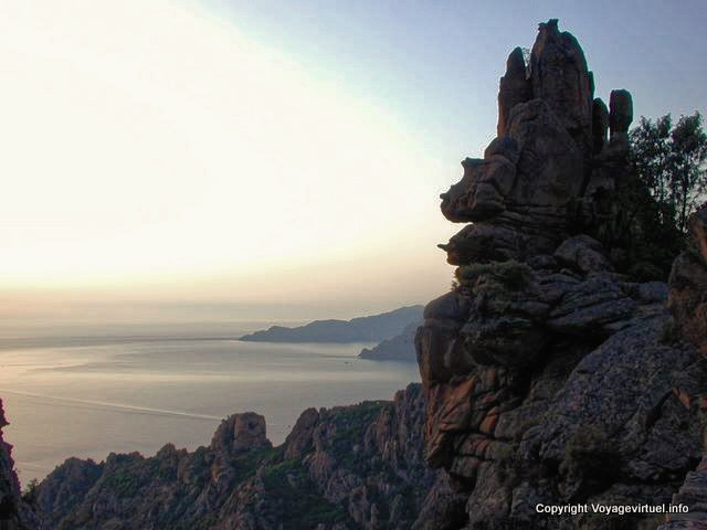Profil panoramique, Golfe de Porto, Corse - France