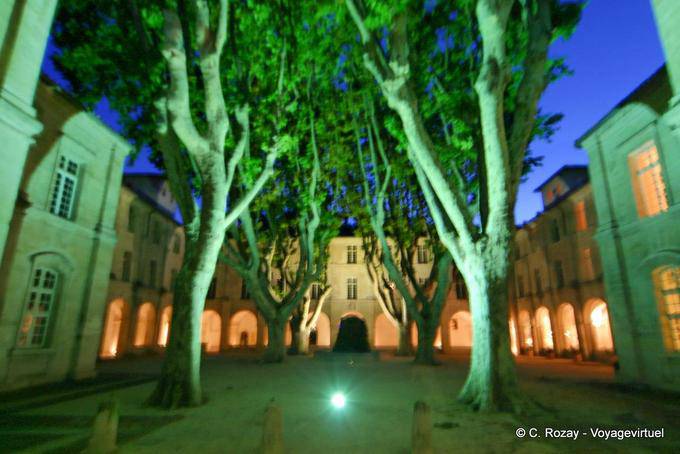 Avignon by-night, Provence, France
