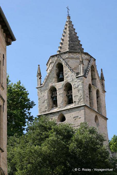 Clocher de l'église Saint Didier, Avignon, Provence, France