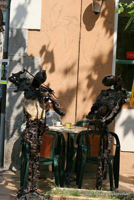 Collobrières, musiciens de fer, Provence, France