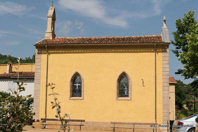 Collobrières, chapelle rue Notre-Dame de la Tour, Provence, France
