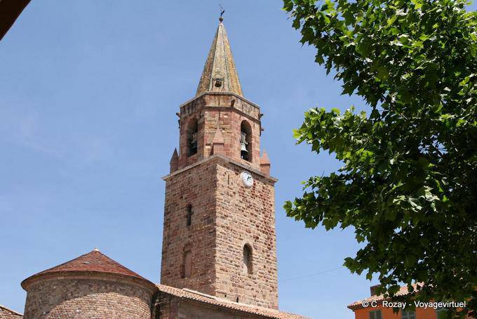 Fréjus, clocher de la cathédrale Saint-Léonce, Provence, France