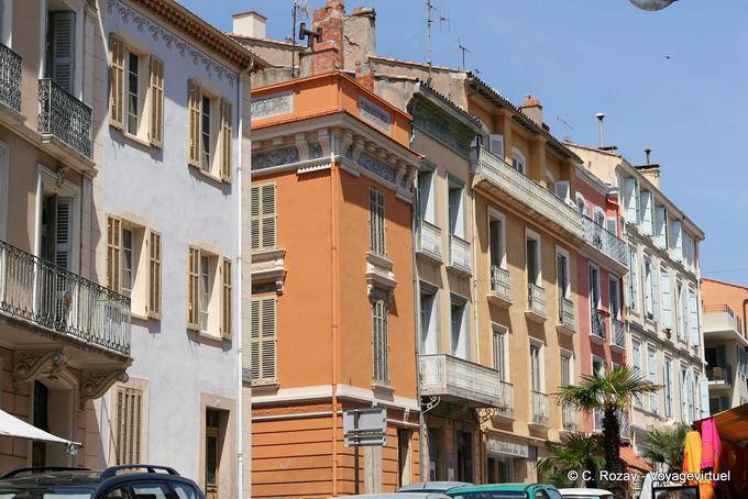 Fréjus, rue Desaugiers, Provence, France