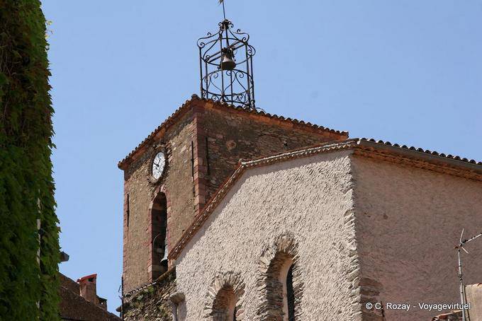 Eglise paroissiale de la Garde-Freinet dédiée à Saint Clément, Provence, France
