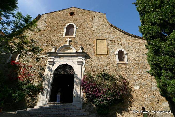 Bormes les Mimosa - église Saint Trophyme Place Georges Pompidou, Provence, France