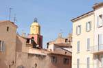 Saint-Tropez, vue sur l' église du XVIIIe de style baroque italien