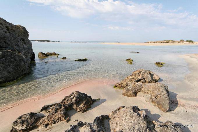 Beauté du paysage, Elafonissi - Crète, Grèce