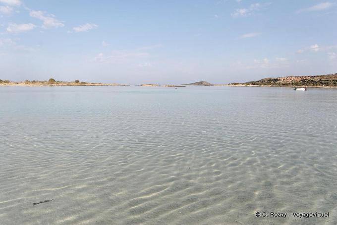 Transparence aquatique, Elafonissi - Crète, Grèce