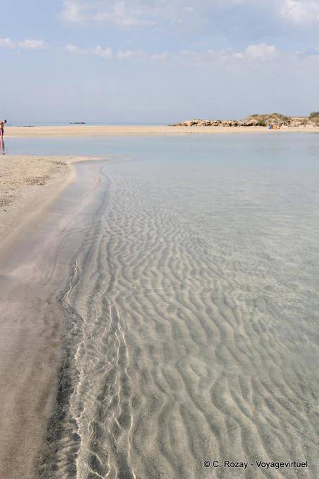 Mouvements de sable, Elafonisi - Crète, Grèce