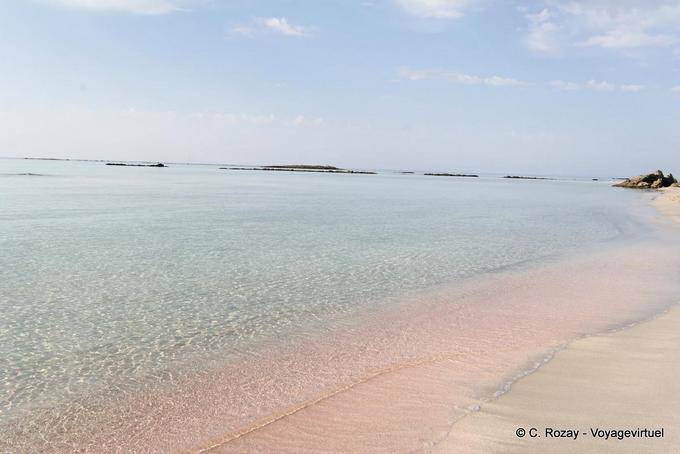 Couleurs de lagon méditerranéen, Elafonissi - Crète, Grèce