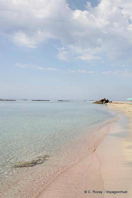 Rivage de rêve, Elafonissi - Crète, Grèce