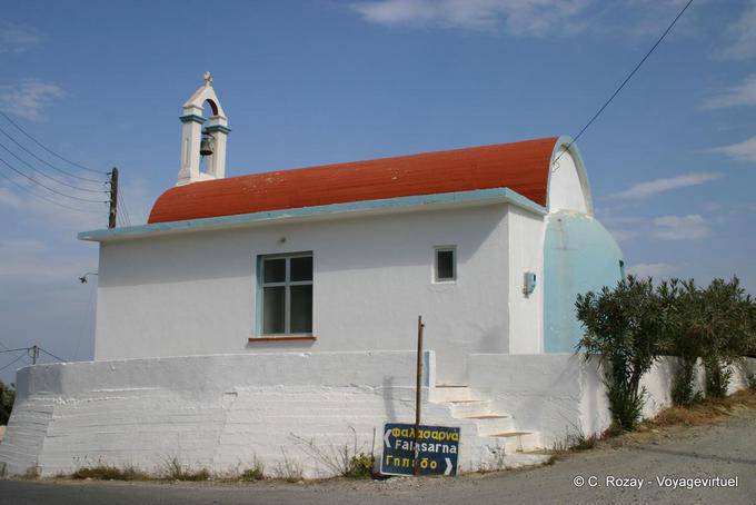 Chapelle aux environs de Falasarna - Crète, Grèce