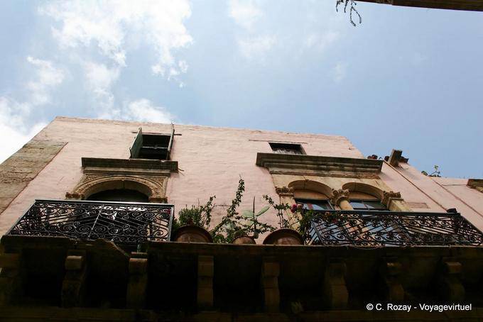 Fer forgé sur balcons, Chania - Crète, Grèce