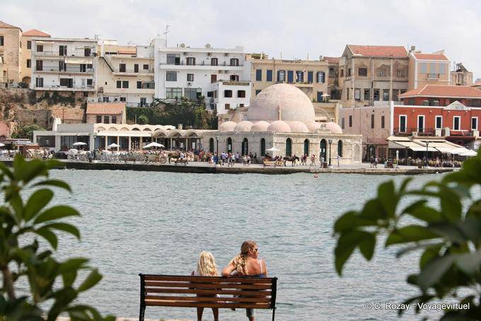 Autre vue de la Mosquée Yiali Tzami, Chania - Crète, Grèce