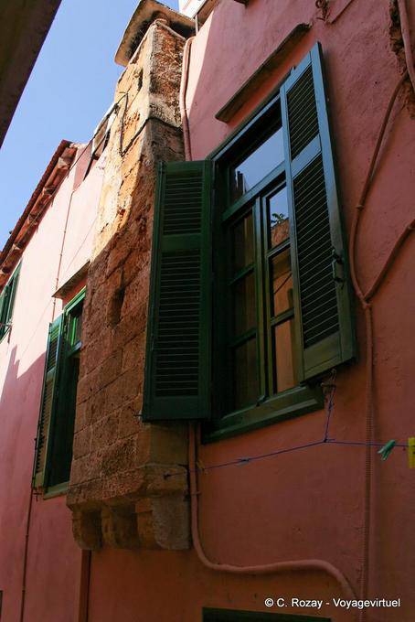 Antique cheminée extérieure, Chania (La Canée) - Crète, Grèce