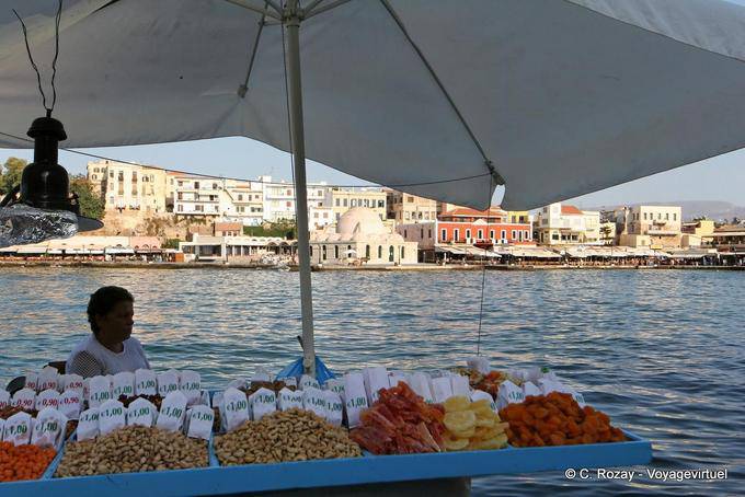Marchand ambulant Chania (La Canée) - Crète, Grèce