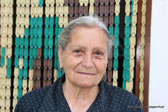 Lassithi, Portrait d'une habitante - Crète, Grèce